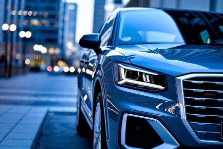 audi-q2-urbaine-soir-lumiere