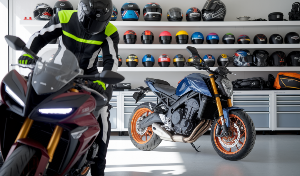 garage-moderne-accessoires-casques-gants